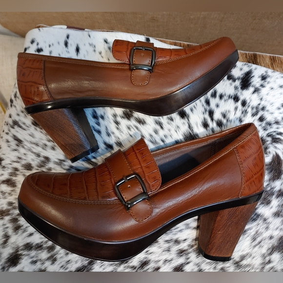 SANITA Women's Barbie Brown Pump Shoes Model 464206 - Size 40 - Picture 6 of 9